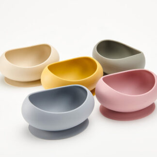 Mismatched Silicone Tableware Pieces